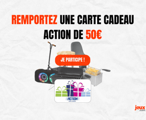 Gagnez une carte cadeau Action de 50€ !