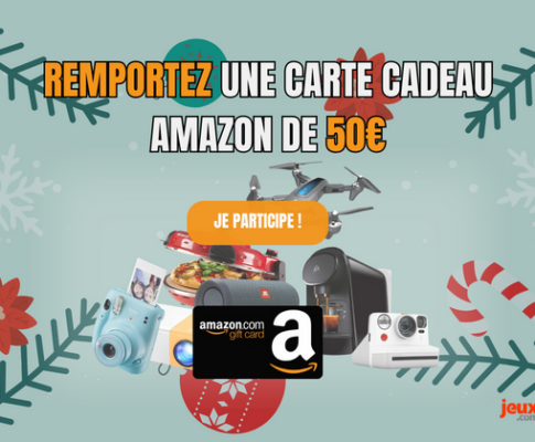 Gagnez une carte cadeau Amazon de 50€ !