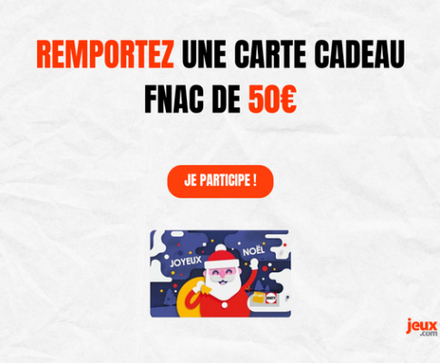 Gagnez une carte cadeau FNAC de 50€ !