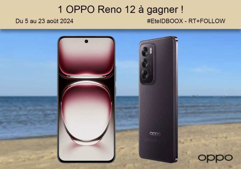 Un smartphone Oppo Reno 12 à gagner !