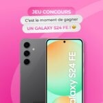 Gagnez un smartphone Samsung Galaxy S24 FE