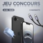 Gagnez un iPhone 16e + un chargeur Nexode 35W + un câble USB-C