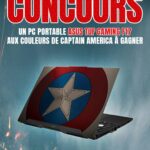 Tentez de gagner un PC portable ASUS TUF GAMING F17 aux couleurs de Captain America