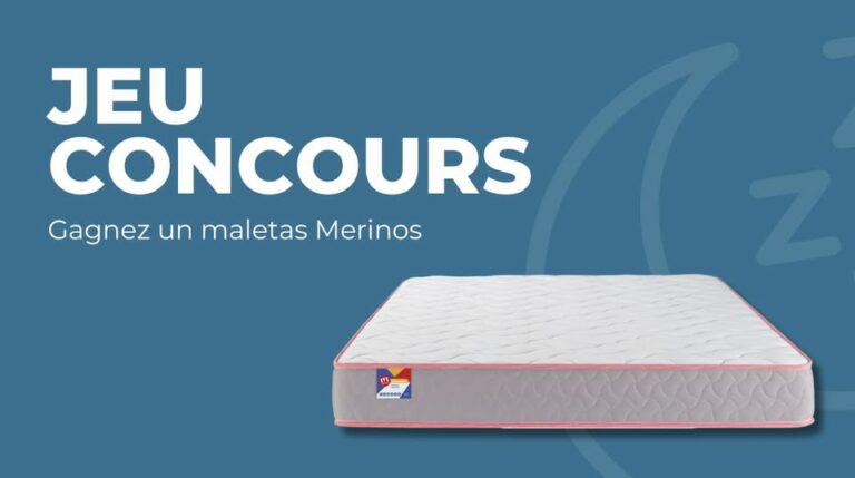 Gagnez un matelas 90x200cm MERINOS