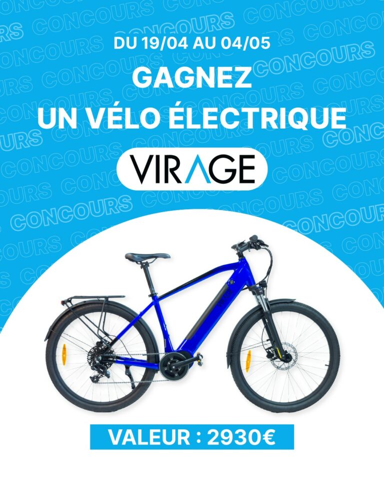Gagnez un vélo électrique Virage d’une valeur de 2930€