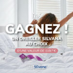 Gagnez 5 oreillers de luxe Silvana de votre choix d’une valeur de 119,95€