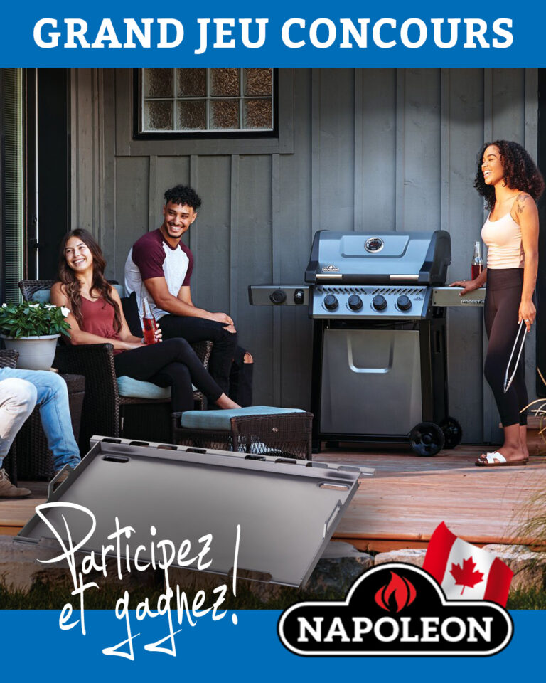 Gagnez un ensemble Barbecue Gaz NAPOLEON d’une valeur de 938€
