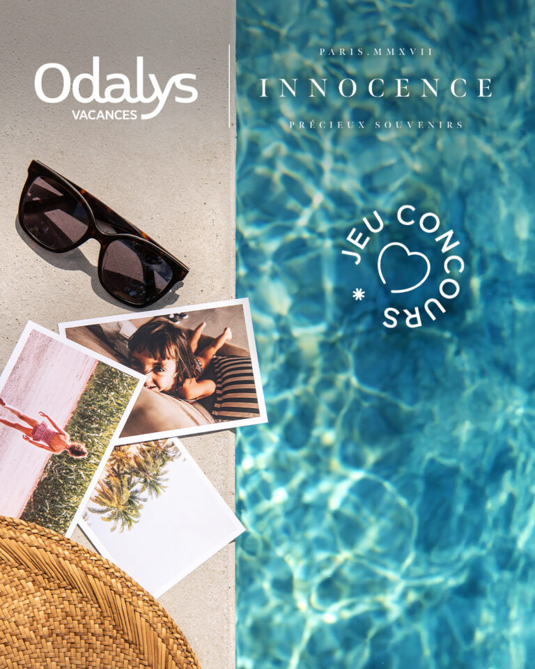 Gagnez un séjour détente avec Odalys Vacances, immortalisé à travers un album et des tirages photos Innocence !