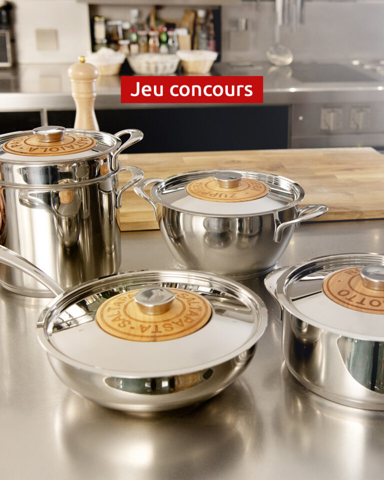 Gagnez une batterie de cuisine de la gamme Emozione de Lagostina