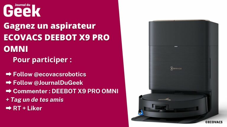 Tentez de remporter l’aspirateur robot d’Ecovacs DEEBOT X9 PRO OMNI