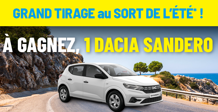 A gagner une Dacia Sandero