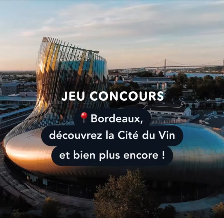 Gagnez une escapade sensorielle à la Cité du Vin de Bordeaux