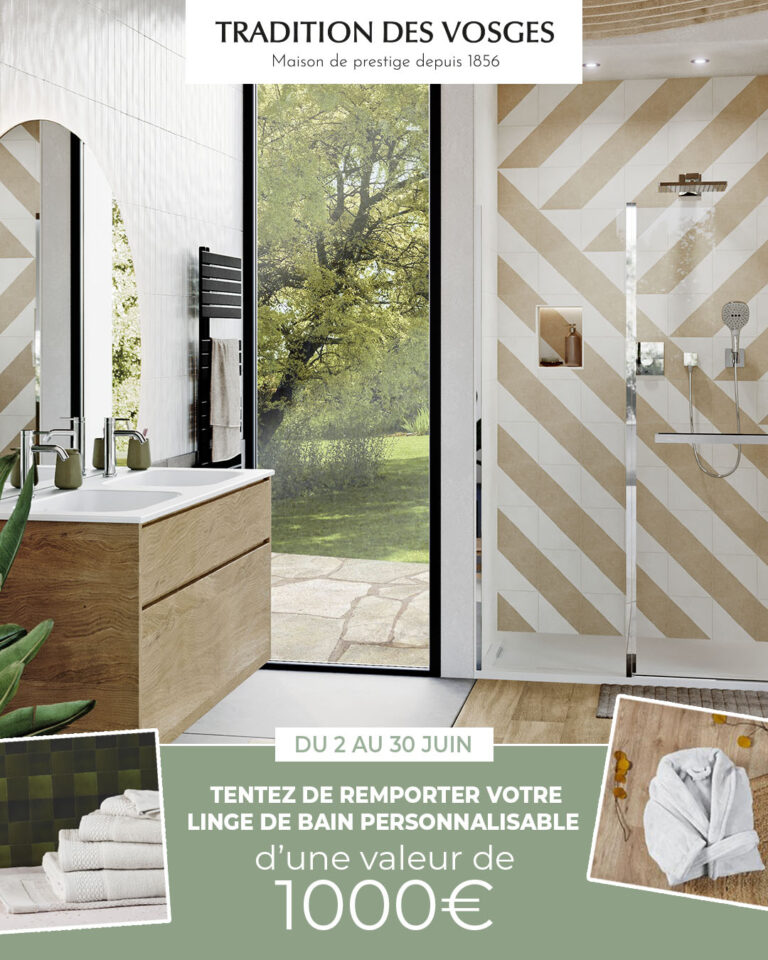 Tentez de remporter votre linge de bain personnalisable d’une valeur de 1000€