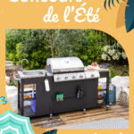 Gagnez une cuisine d’extérieur complète : barbecue à gaz, évier, plan de travail intégré…