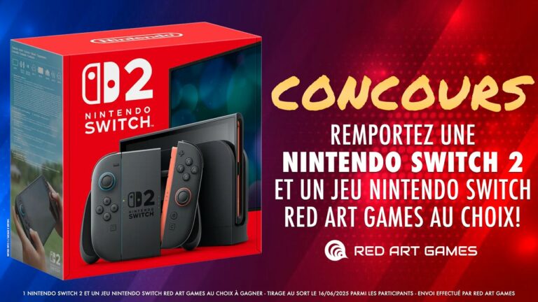 Gagnez une Nintendo Switch 2 et 1 jeu Nintendo Switch de leur catalogue au choix !
