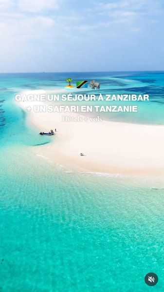 GAGNE UN SÉJOUR À ZANZIBAR + UN SAFARI EN TANZANIE