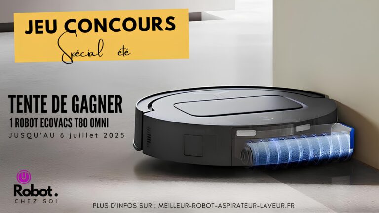 Gagnez un robot aspirateur laveur Deebot T80 Omni d’une valeur de 1099€