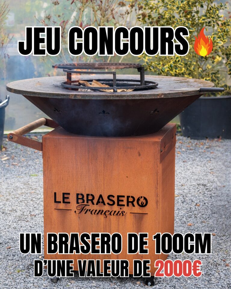 Gagnez un brasero de 100 cm d’une valeur de 2000€