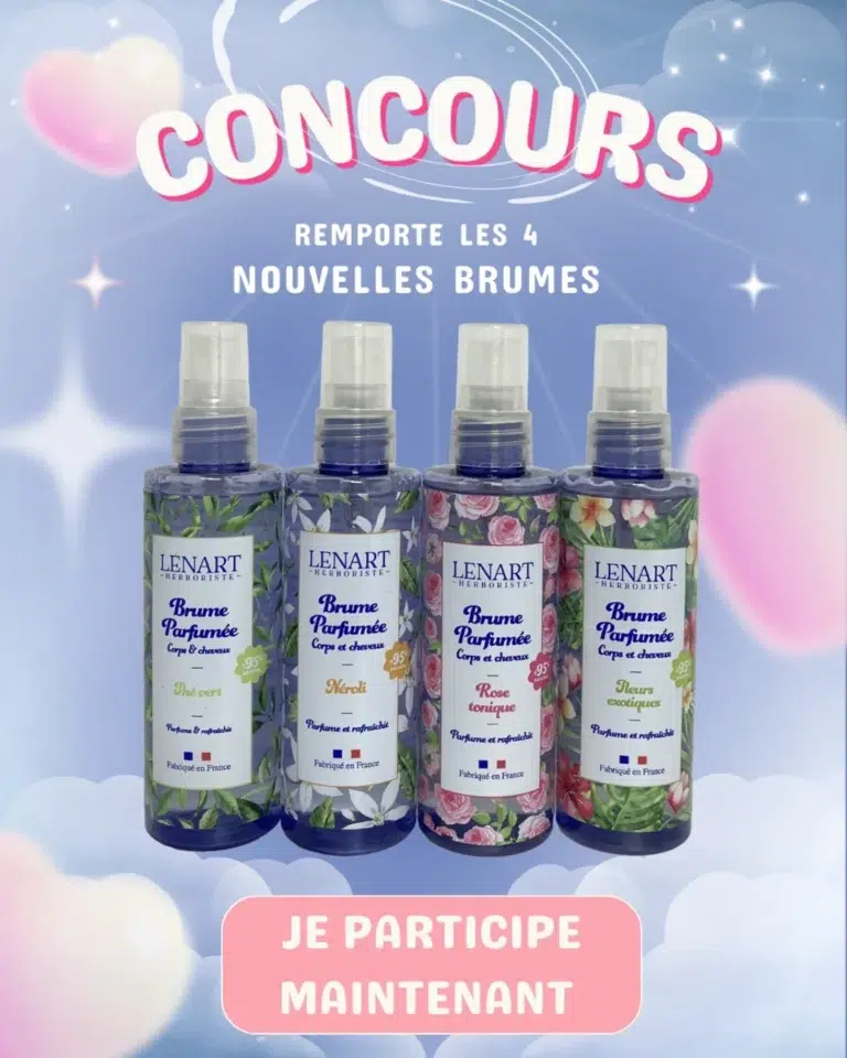 Gagnez 4 nouvelles brumes parfumées corps et cheveux de Christian Lénart