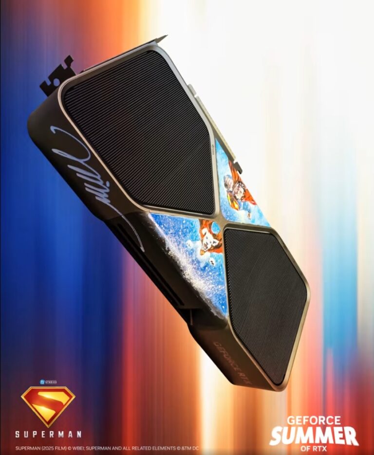 Tentez de GAGNER cette carte graphique customisée Superman GeForce RTX 5090