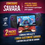 Une console Rog Ally X, un doc customisé Savara, et une édition collector de Savara