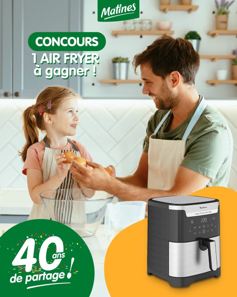 Tentez de remporter un Air Fryer en participant à ce jeu concours !