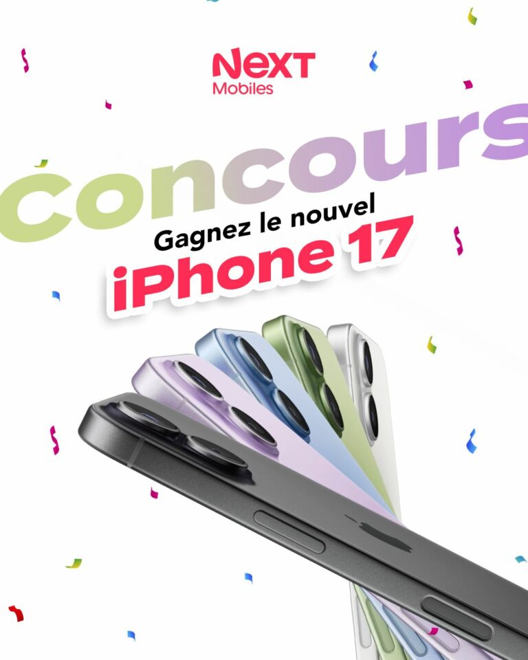 Gagnez un iPhone 17 flambant neuf !