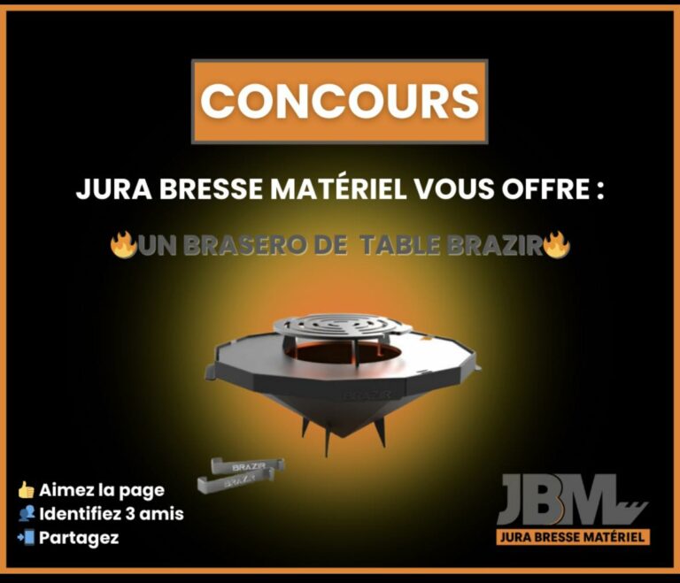 Gagnez un brasero de table Brazir – Brasero Plancha d’une valeur d’une valeur de 249€