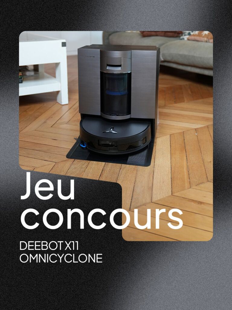 Gagnez un aspirateur robot Ecovacs Deebot X11 OmniCyclone