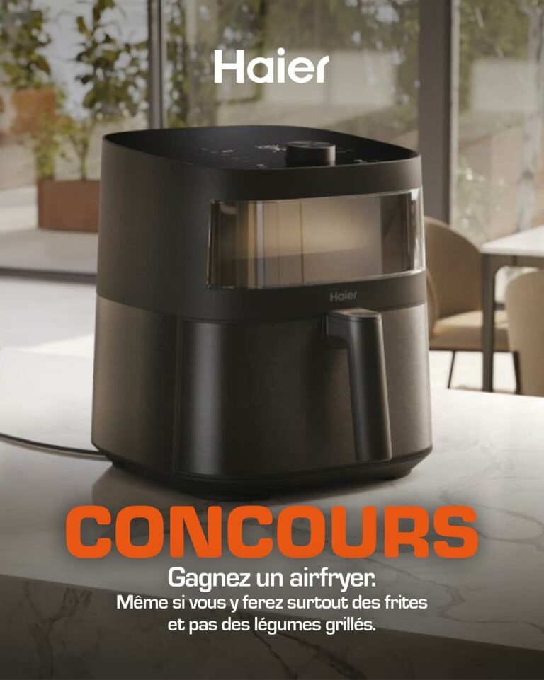 Gagnez un Air Fryer Haier