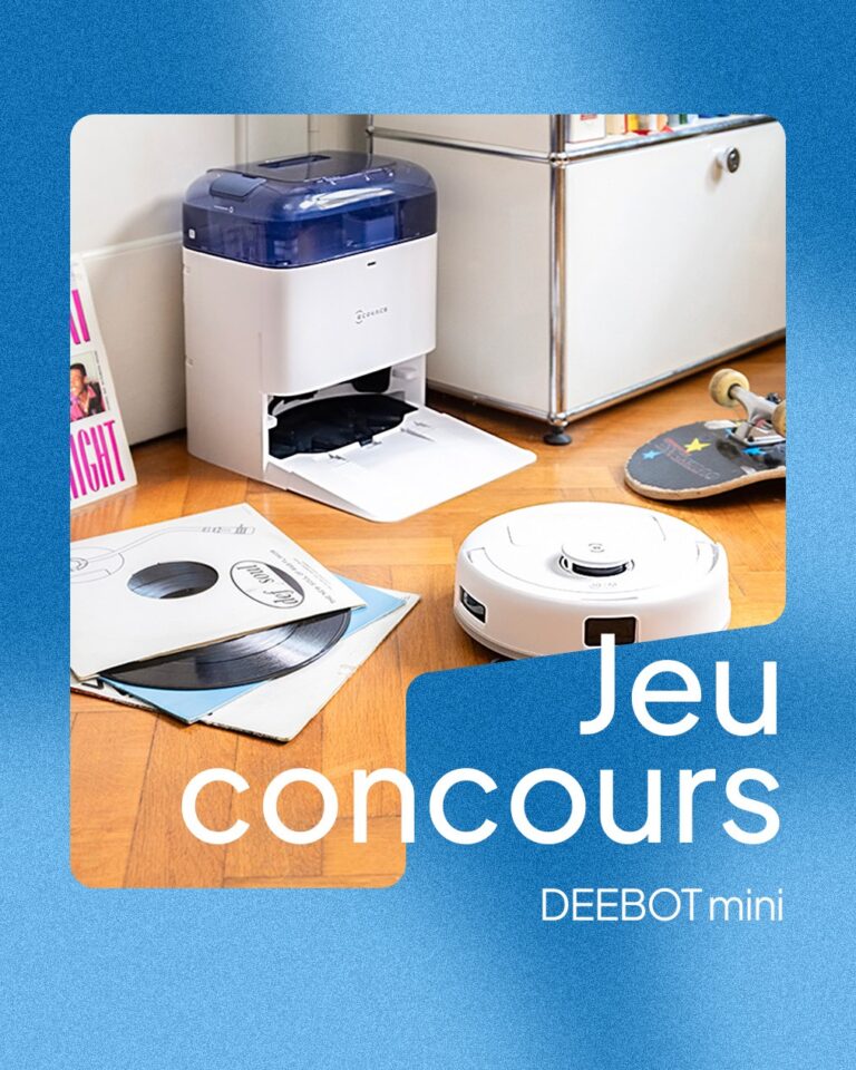 Gagnez un aspirateur robot DEEBOT mini d’Ecovacs
