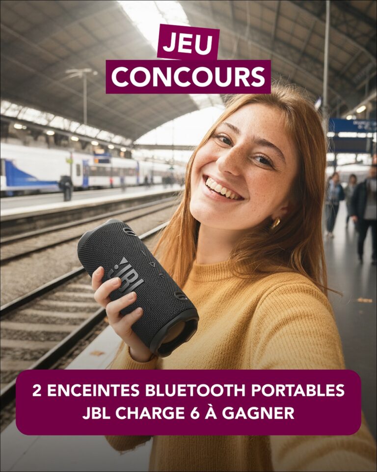 Gagnez 2 enceintes bluetooth portables JBL Charge 6 !