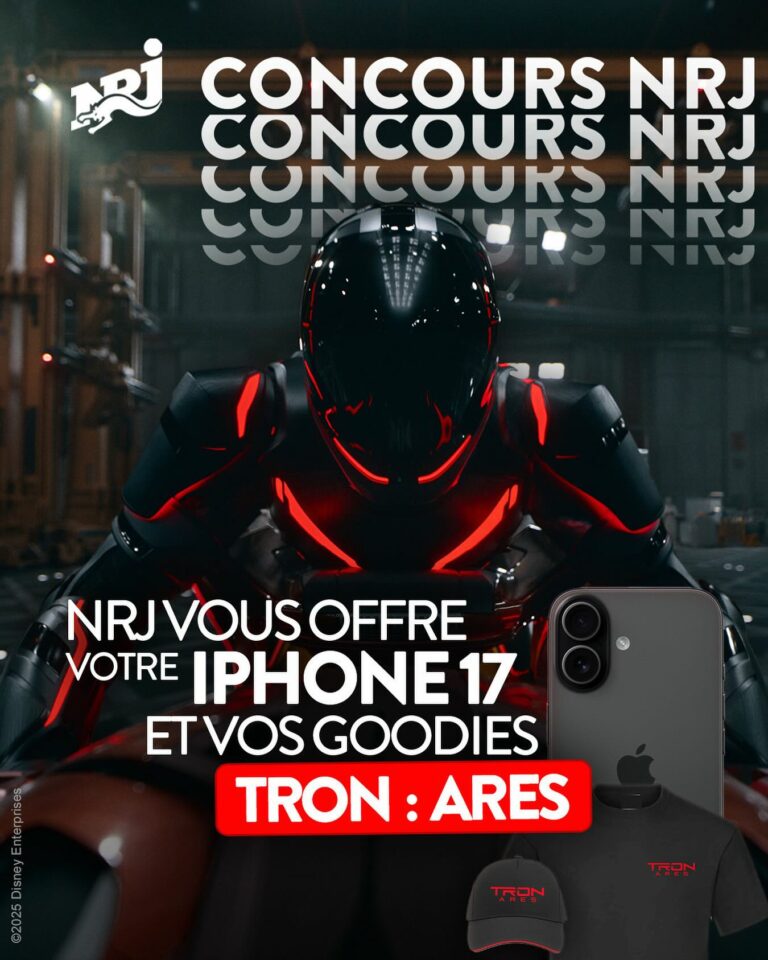 Gagnez un iPhone 17 et des goodies du film TRON : ARES