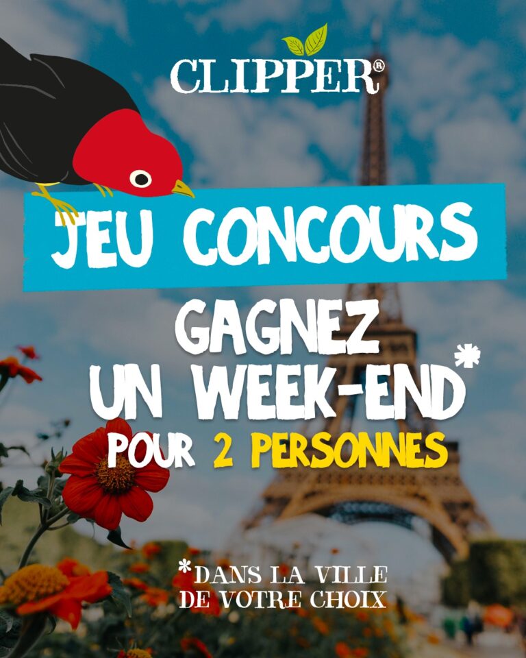 Gagnez un week-end sur-mesure dans la ville de votre choix : chalet cosy ou vue mer Clipper Tea vous l’offre