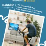 Gagnez 1 TV Thomson Go Plus, 1 vélo d’appartement connecté, 1 abonnement d’un an à kinomap
