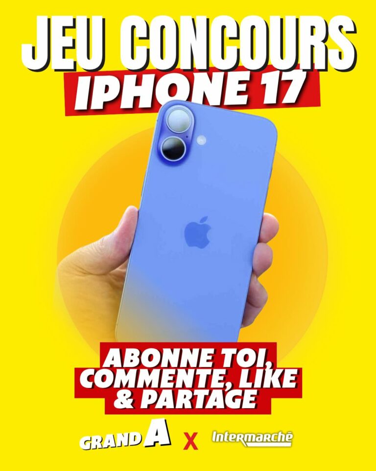 À gagner : le tout nouvel iPhone 17 !