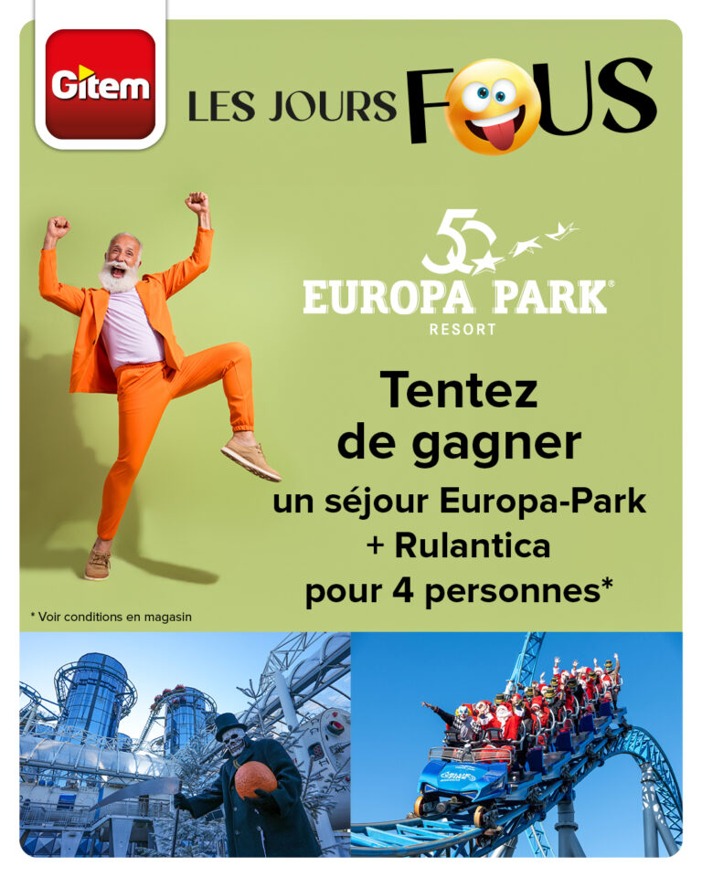 Tentez de gagner un séjour pour 4 personnes dans l’un des plus grands parcs d’Europe : Europa-Park