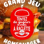 Tentez de gagner un appareil à raclette de compèt made in France pour 10 personnes et des pains burger Jacquet