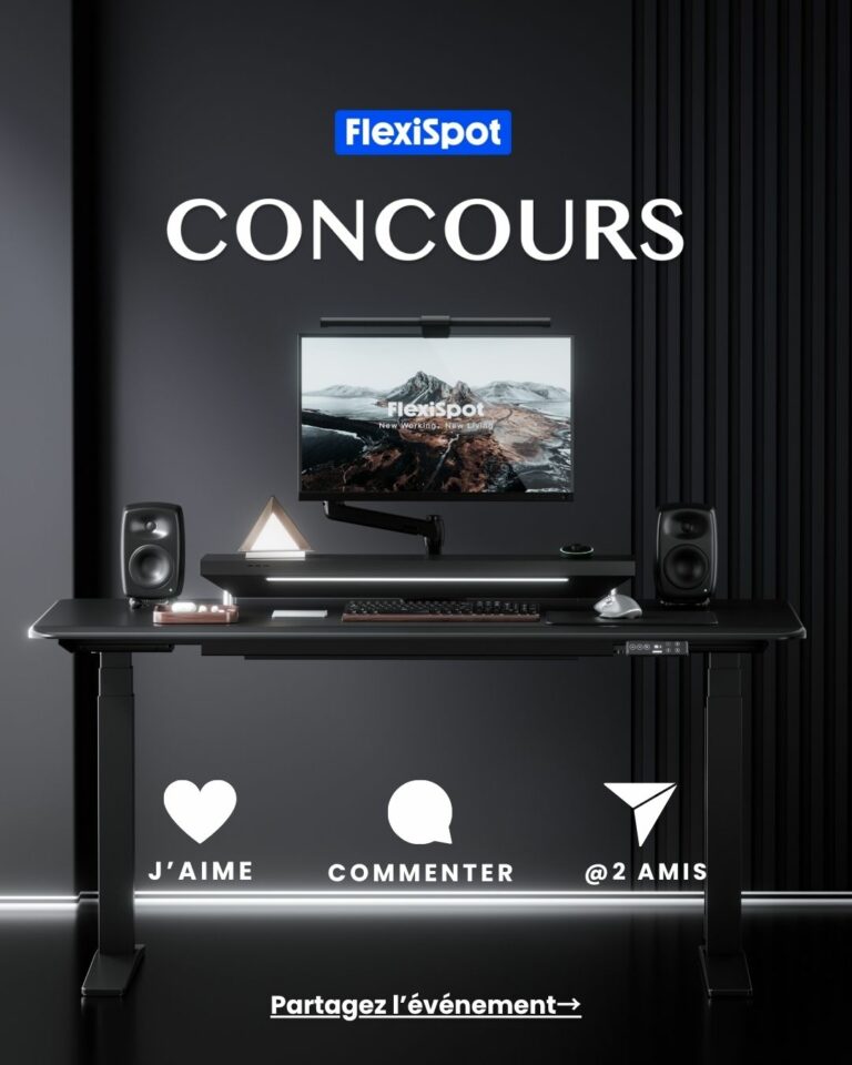 Gagne un bureau E7 FLOW !