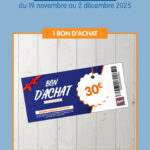 Envie de gagner 1 bon d’achat de 30€ ? C’est le moment de tenter ta chance !
