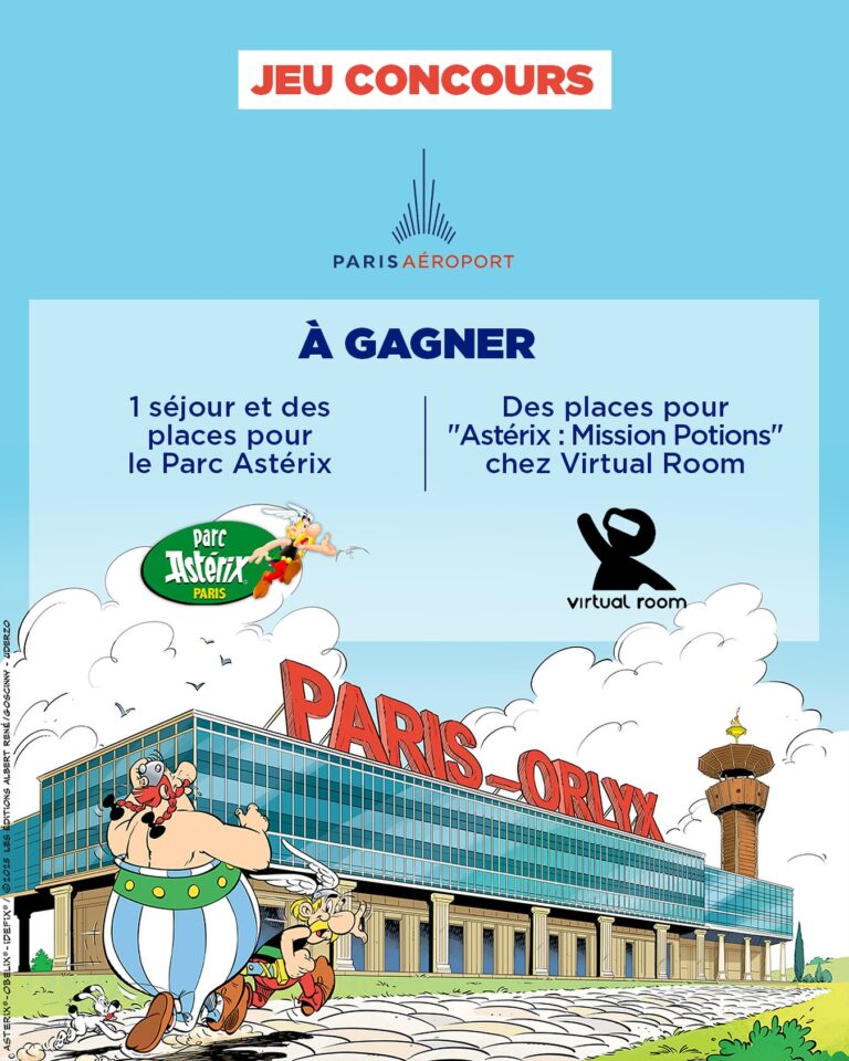 Gagnez un séjour pour 4 personnes & 10 entrées pour 2 personnes au Parc Astérix