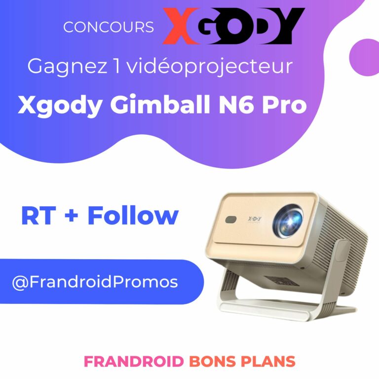 Gagnez un vidéoprojecteur Xgody Gimball N6 Pro