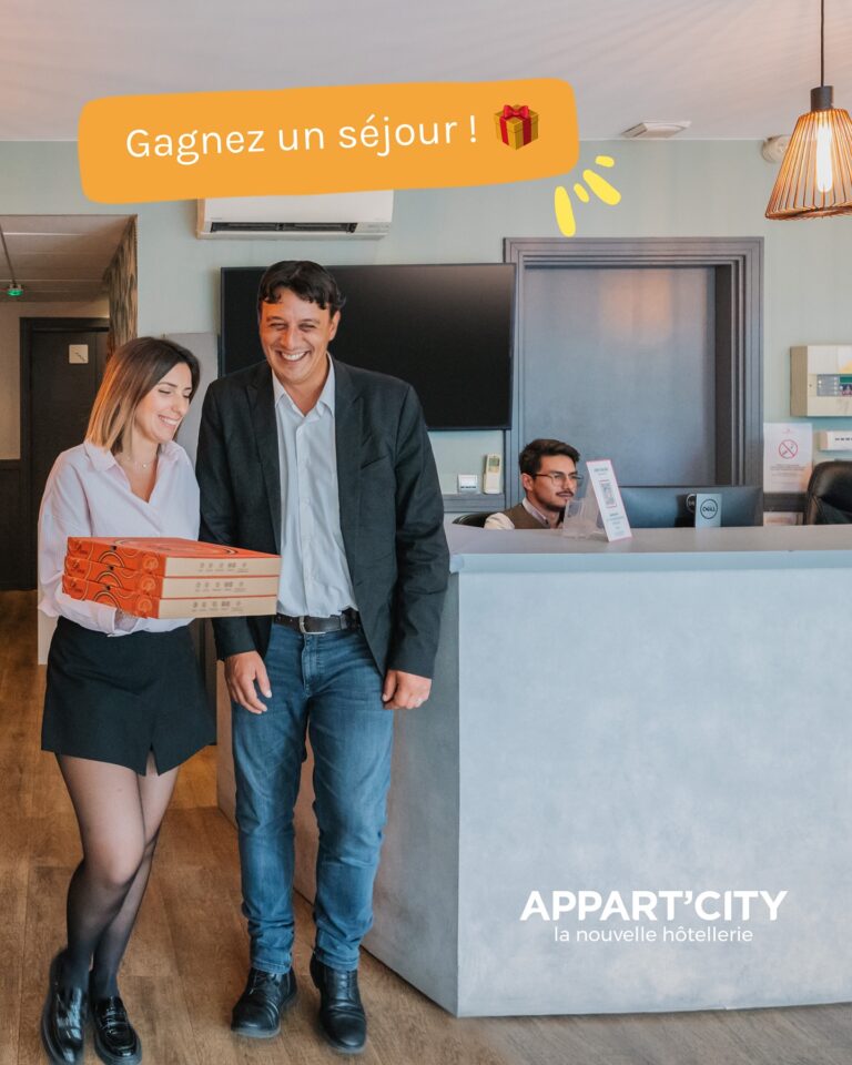 Gagnez 1 nuit pour 2 personnes dans l’Appart’City de votre choix
