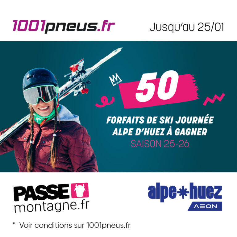 Gagnez 50 forfaits de ski valables pour la saison 2025 / 2026 à l&rsquo;Alpe d&rsquo;Huez