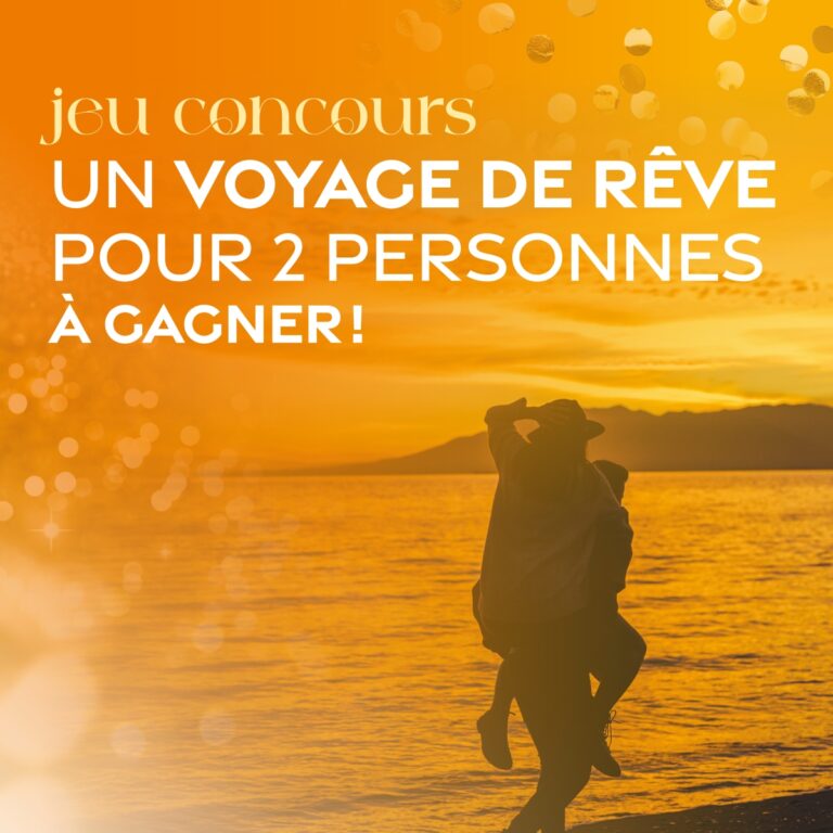 Gagnez un chèque cadeau voyage de 1 400 € pour 2 personnes