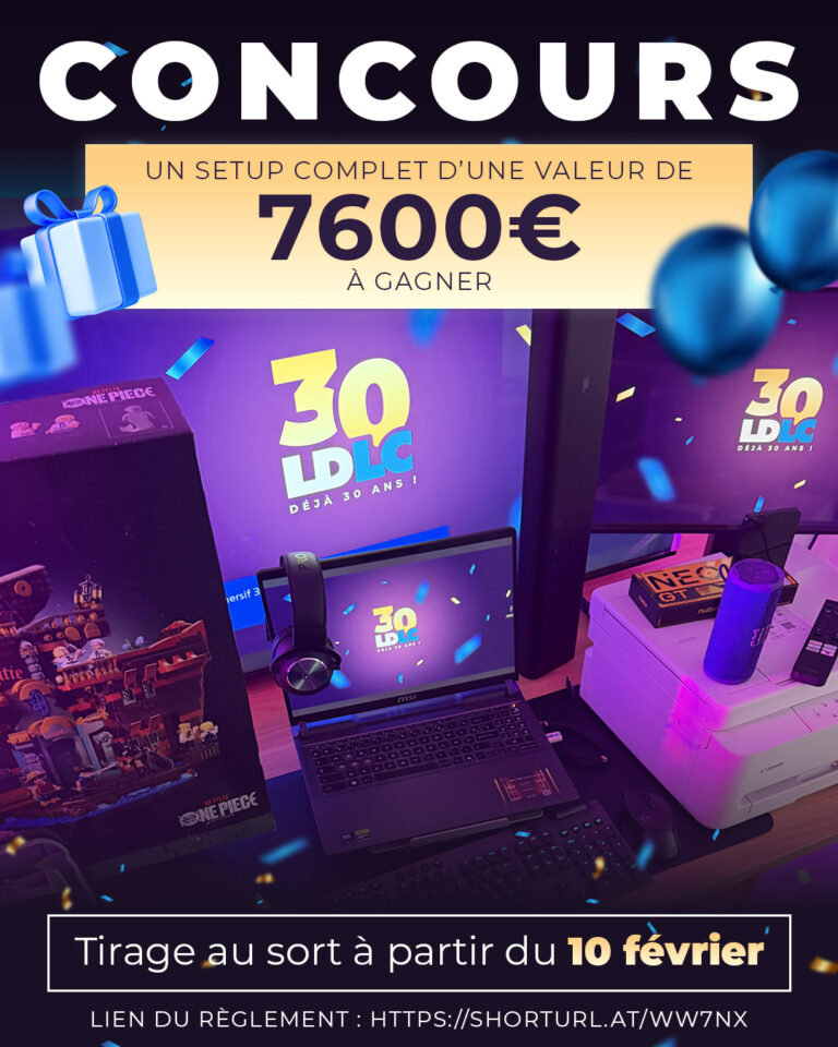 Gagnez un setup gaming complet LDLC d&rsquo;une valeur de 7600€