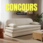 Gagnez la banquette CILA en tissu beige
