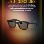 Tentez de remporter une paire de lunettes connectées Ray-Ban Meta
