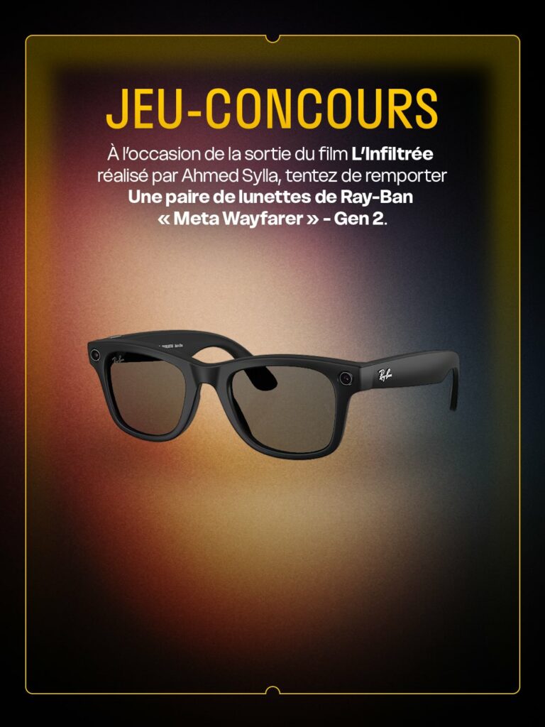 Tentez de remporter une paire de lunettes connectées Ray-Ban Meta