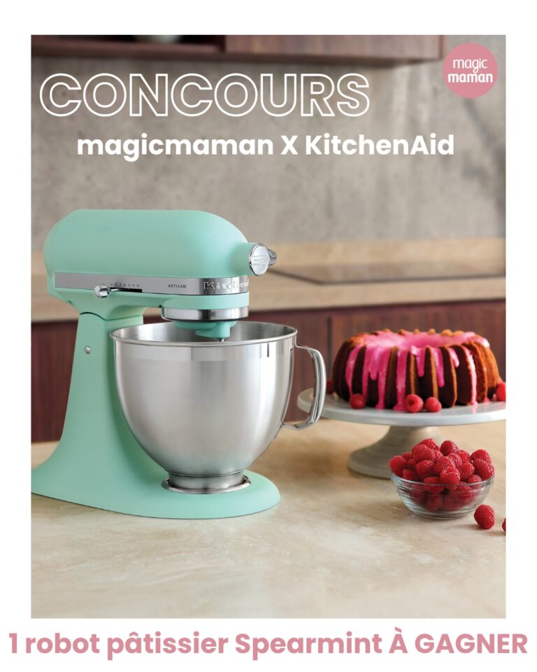 Gagnez un robot pâtissier multifonction nouveau coloris de l’année « Spearmint » par KitchenAid d&rsquo;une valeur de 849€